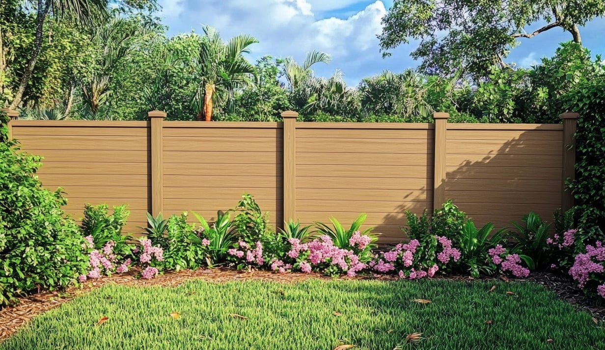 White Vinyl Fence